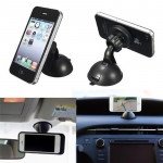 Wholesale Universal Magnetic Quick Snap Windshield and Dashboard Car Mount Holder GreenBox (Black)